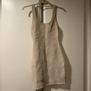 Aritzia Sculpt Knit Tank Mini Dress
